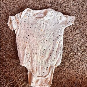 White Starry Kids One Piece